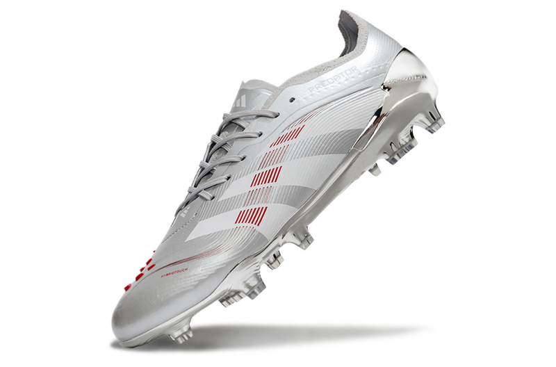 ADIDAS PREDATOR 25 ELITE CAMPO BELLINGHAM - CINZA E VERMELHA