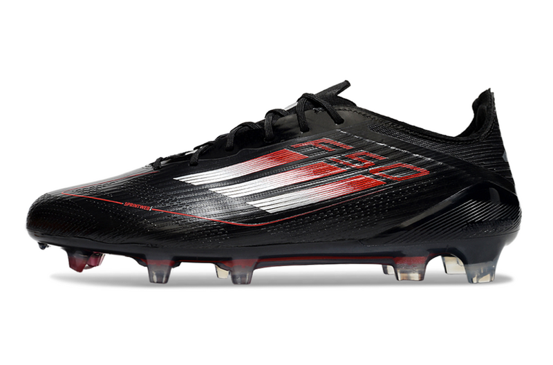 CHUTEIRA ADIDAS F50 ELITE CAMPO - PRETA E VERMELHA