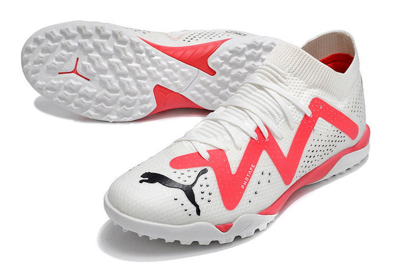 CHUTEIRA PUMA FUTURE ULTIMATE SOCIETY "BREAKROUGHT" - BRANCA E VERMELHA