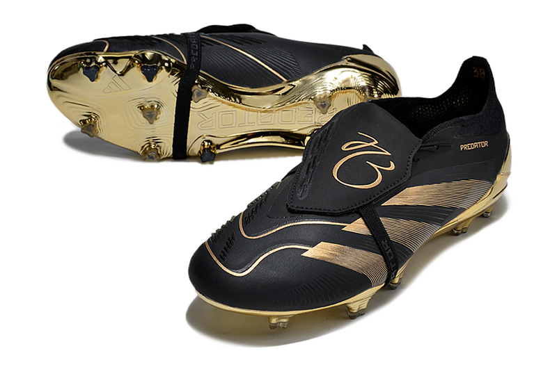 ADIDAS PREDATOR 24 FT ELITE CAMPO "BELLIGOLD" - PRETA E DOURADA