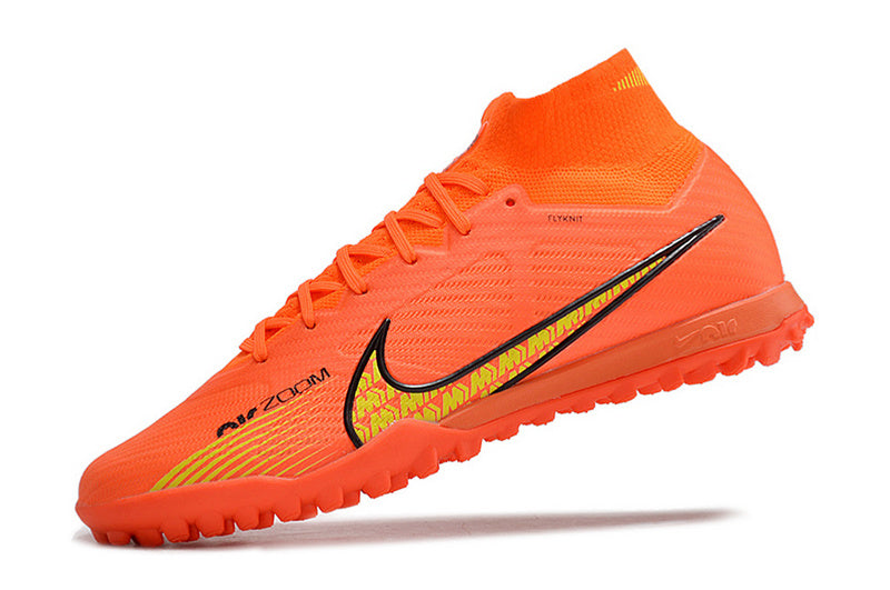 CHUTEIRA NIKE MERCURIAL AIR ZOOM SUPERFLY 9 ELITE SOCIETY - LARANJA