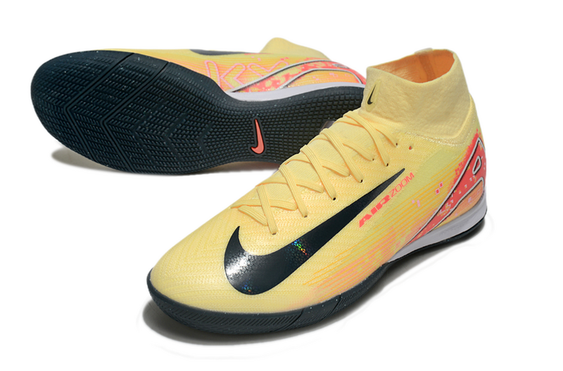 CHUTEIRA NIKE AIR ZOOM MERCURIAL SUPERFLY 10 ELITE FUTSAL - AMARELA E LARANJA