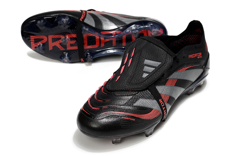 ADIDAS PREDATOR 25 FT ELITE CAMPO - PRETA E VERMELHA