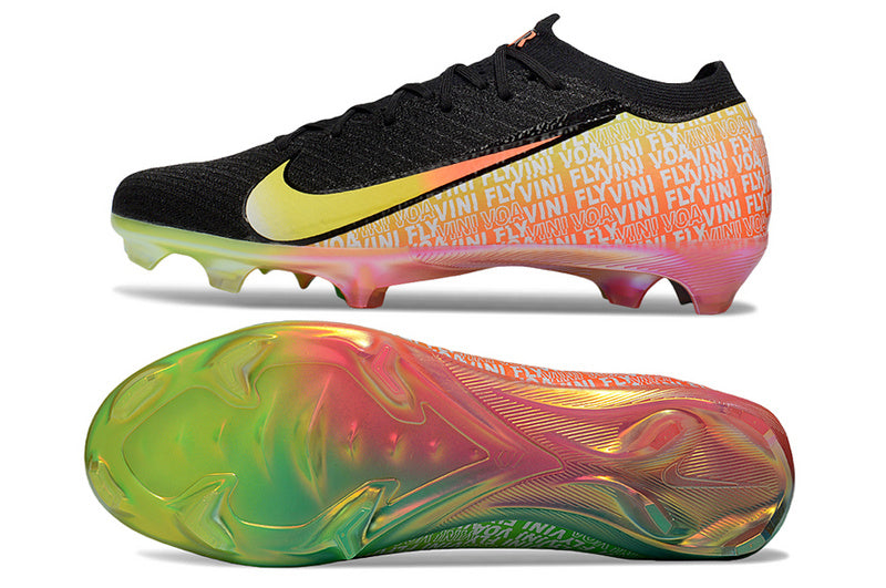 CHUTEIRA NIKE AIR ZOOM MERCURIAL VAPOR 16 ELITE CAMPO "VINI FLY" VINI JR - PRETA