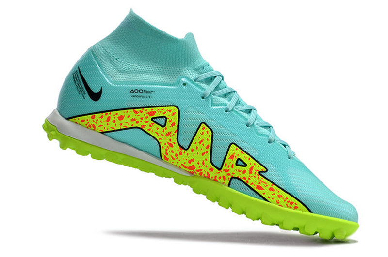 CHUTEIRA NIKE MERCURIAL AIR ZOOM SUPERFLY 9 ELITE SOCIETY - AZUL