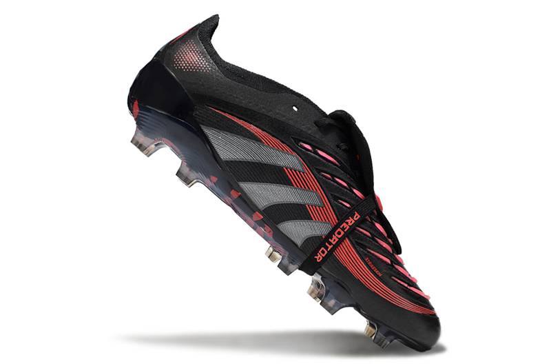 ADIDAS PREDATOR 25 FT ELITE CAMPO - PRETA E VERMELHA