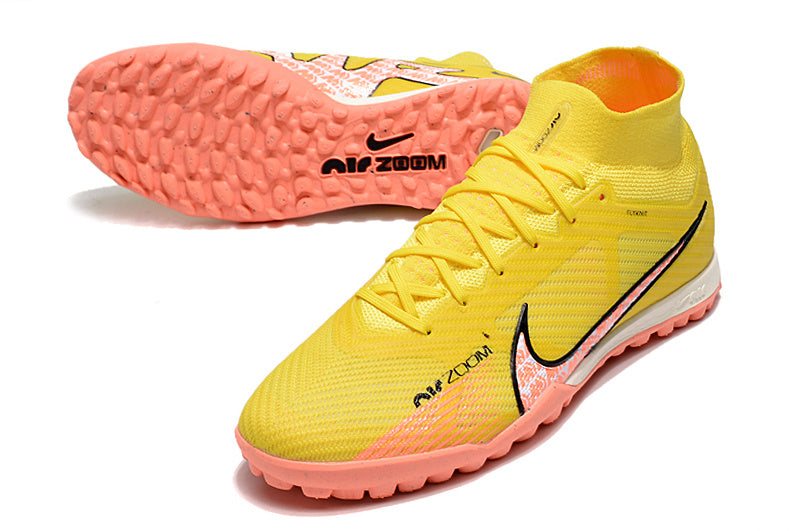 CHUTEIRA NIKE MERCURIAL AIR ZOOM SUPERFLY 9 ELITE SOCIETY "LUCENT" - AMARELA