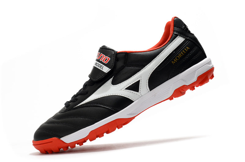 CHUTEIRA MIZUNO MORELIA II SOCIETY - PREATA, BRANCA E VERMELHA