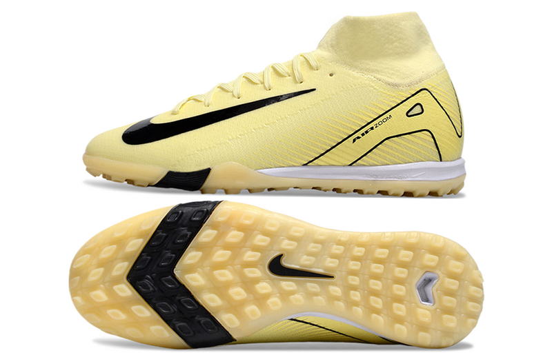 CHUTEIRA NIKE MERCURIAL AIR ZOOM SUPERFLY 10 ELITE SOCIETY - BEGE