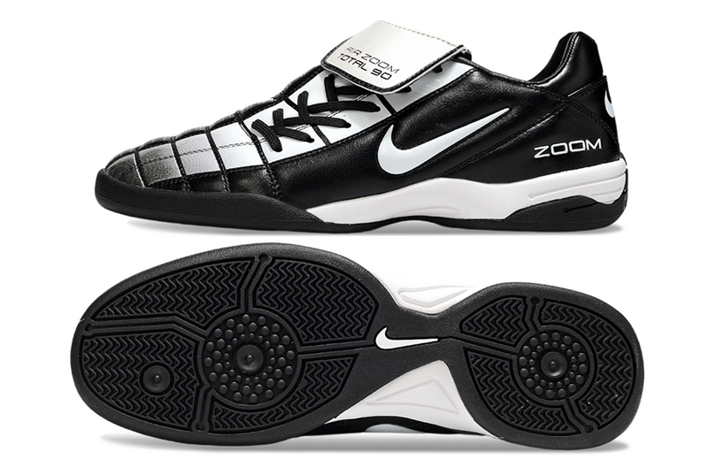 CHUTEIRA NIKE AIR ZOOM TOTAL 90 III FUTSAL - PRETA E BRANCA
