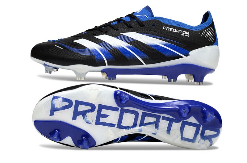 ADIDAS PREDATOR 25 ELITE CAMPO - PRETA E AZUL