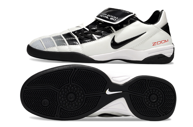 CHUTEIRA NIKE AIR ZOOM TOTAL 90 III FUTSAL - BRANCA E PRETA