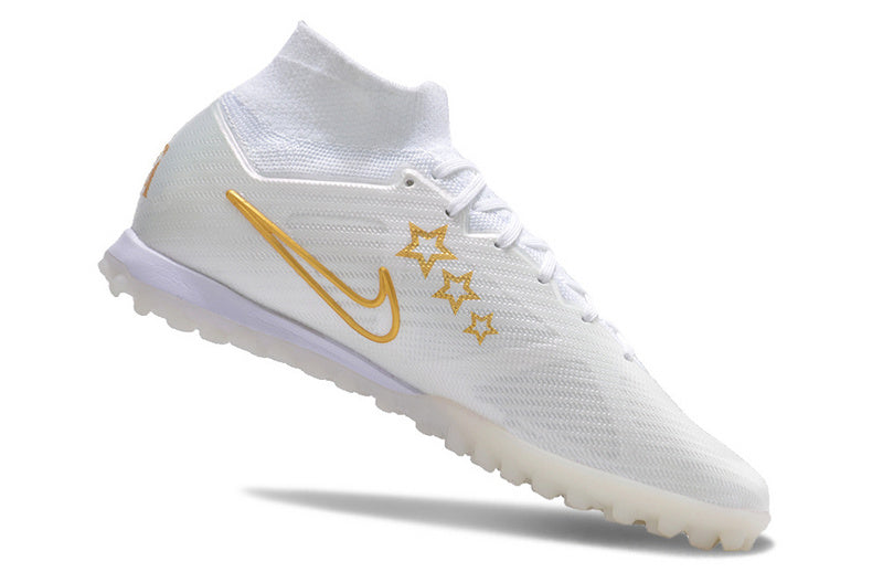 CHUTEIRA NIKE MERCURIAL AIR ZOOM SUPERFLY 9 ELITE SOCIETY "ENZO FERNANDEZ" - BRANCA E AZUL