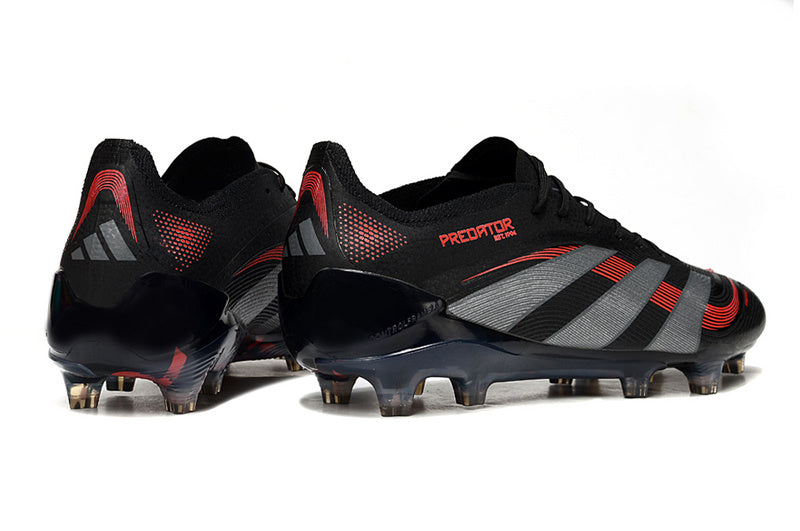 ADIDAS PREDATOR 25 ELITE CAMPO - PRETA E VERMELHA