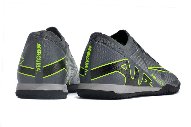 CHUTEIRA NIKE AIR ZOOM MERCURIAL VAPOR 15 ELITE FUTSAL - CINZA E VERDE
