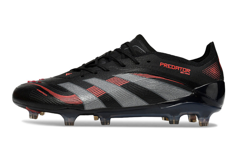 ADIDAS PREDATOR 25 ELITE CAMPO - PRETA E VERMELHA