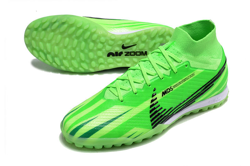 CHUTEIRA NIKE MERCURIAL AIR ZOOM SUPERFLY 9 ELITE SOCIETY "DREAM SPEED 8" - VERDE