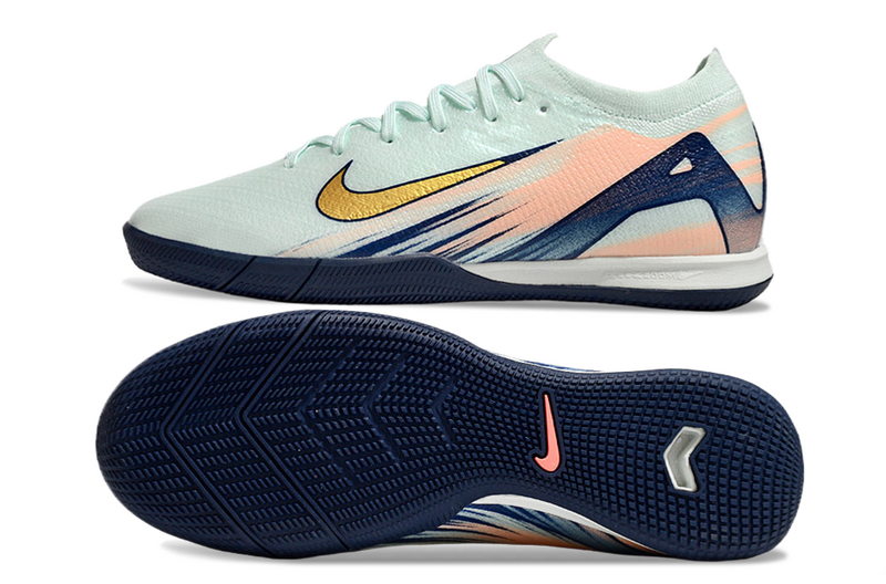 CHUTEIRA NIKE AIR ZOOM MERCURIAL VAPOR 16 ELITE FUTSAL "DREAM SPEED" - AZUL E ROSA