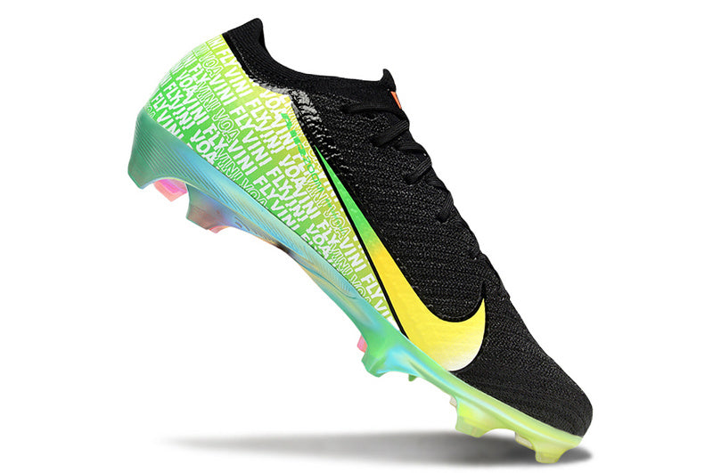 CHUTEIRA NIKE AIR ZOOM MERCURIAL VAPOR 16 ELITE CAMPO "VINI FLY" VINI JR - PRETA