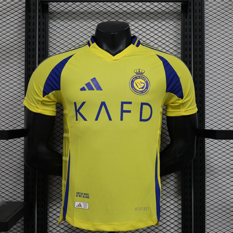 Camisa Al Nassr Titular 24/25 - Versão Jogador - Lançamento