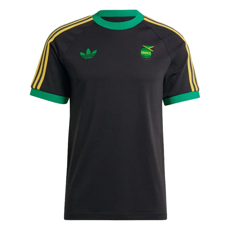 Camisa Jamaica Originals 3 Stripes Preta - Torcedor Masculina - Lançamento