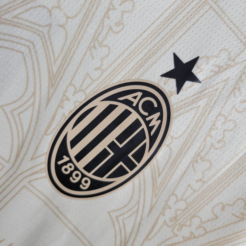 Camisa Milan x Pleasures Light 23/24 - Versão Torcedor - Lançamento